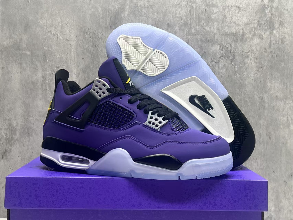 Air Jordan 4 Retro 'Lakers' Purple-Gold