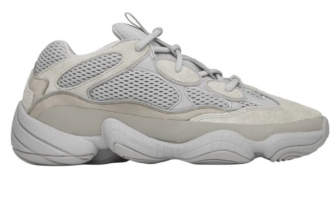 adidas Yeezy 500 - Light Grey Lace-Up Sneakers