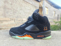 Air Jordan 5 Halloween Black & Orange Sneakers