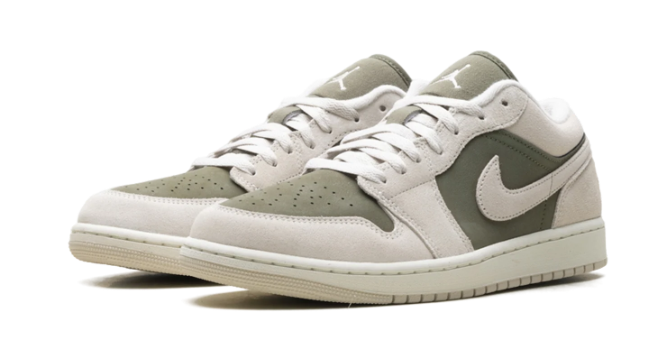 Air Jordan 1 Low SE 'Medium Olive Sail' - HV4089-201