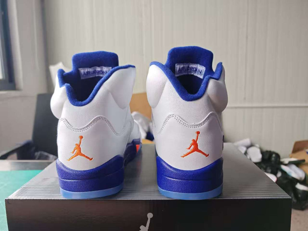 Air Jordan 5 'Phoenix Suns' White / Purple / Orange