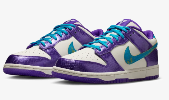 Nike Dunk Low - Purple/Teal/Cream