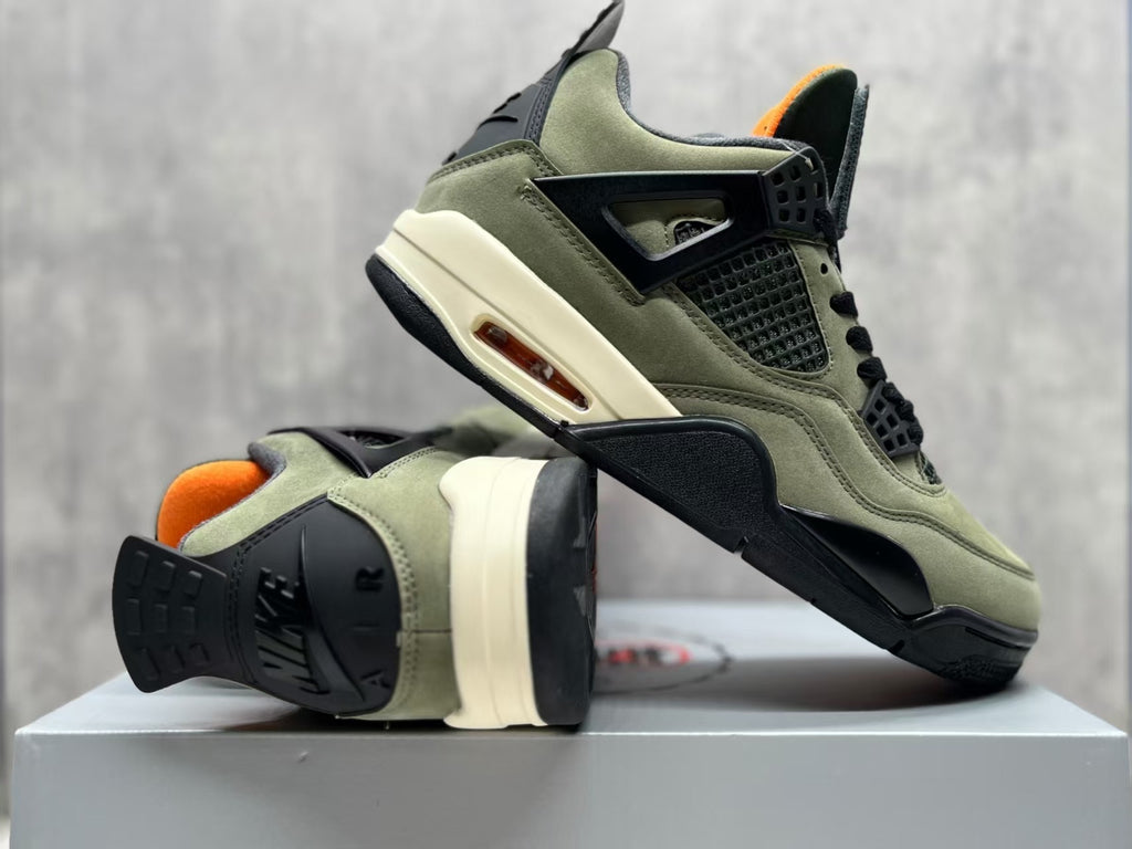 Air Jordan 4 Retro 'Silk Green' Olive / Black