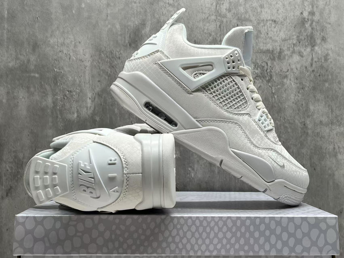 Air Jordan 4 Retro 'White Mamba' All White