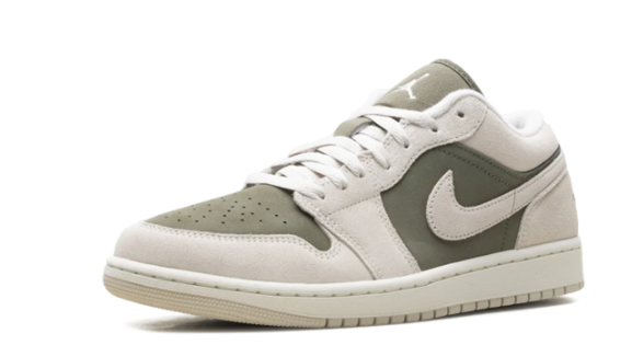 Air Jordan 1 Low SE 'Medium Olive Sail' - HV4089-201