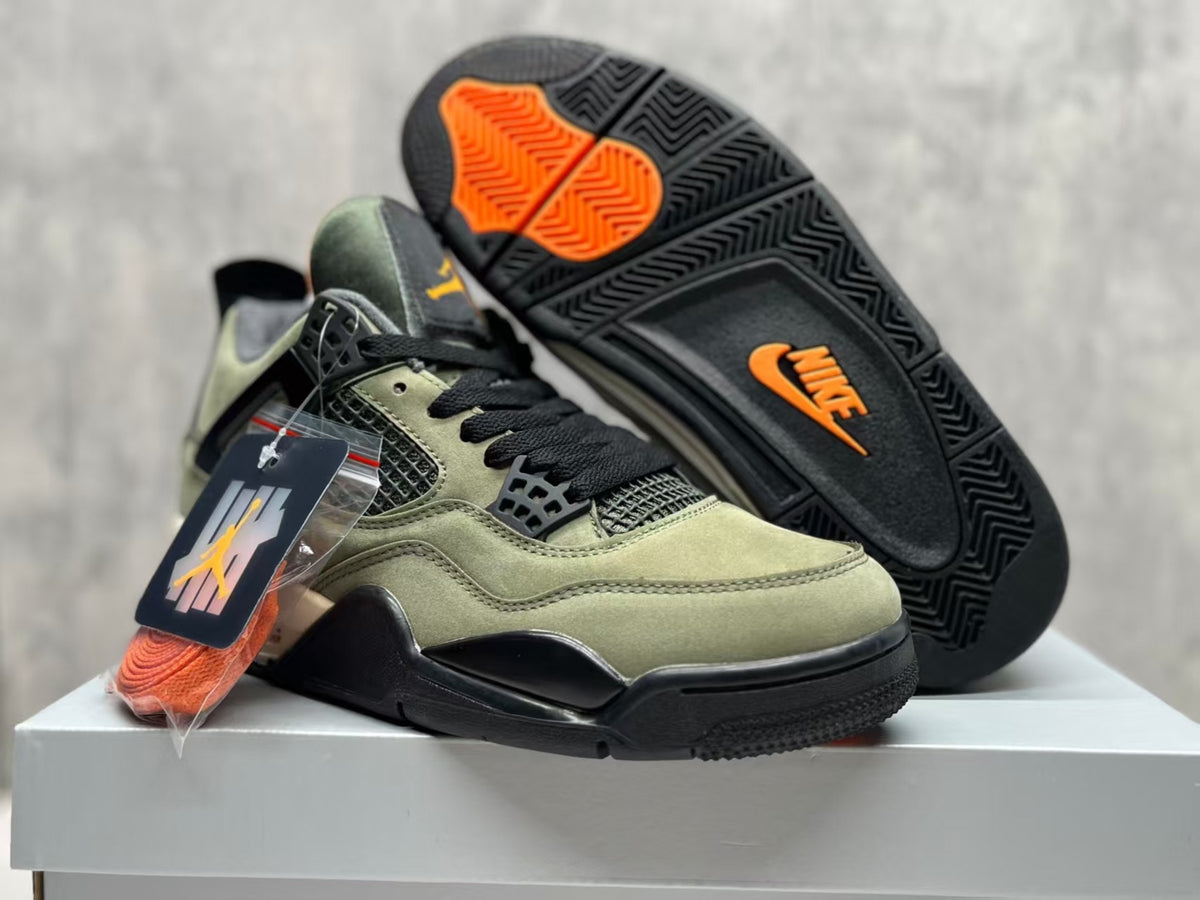 Air Jordan 4 Retro 'Silk Green' Olive / Black