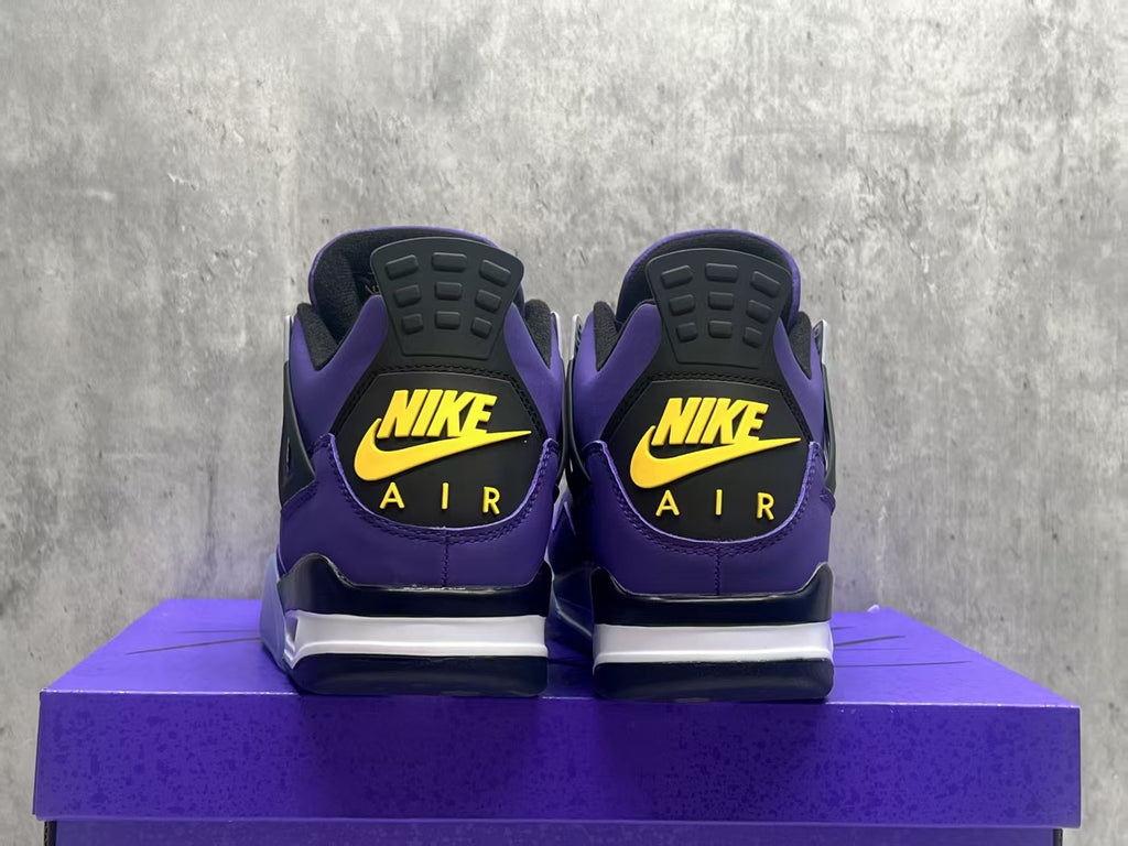 Air Jordan 4 Retro 'Lakers' Purple-Gold