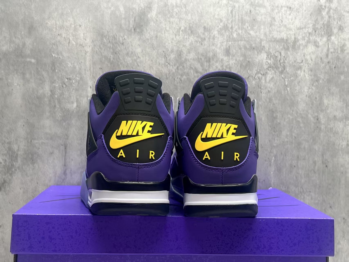 Air Jordan 4 Retro 'Lakers' Purple-Gold