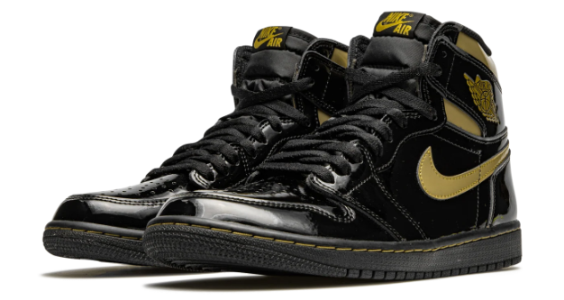 Air Jordan 1 Retro High OG 'Black Metallic Gold' 555088-032