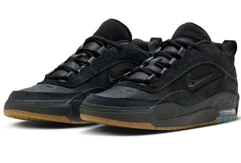 Nike SB Air Max Ishod Wair Skate Shoes - Black/Gum
