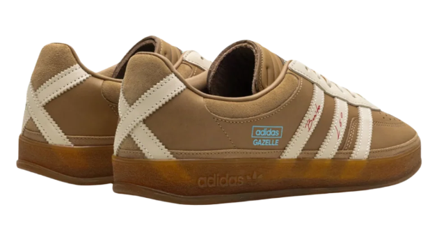 adidas Gazelle Indoor Bad Bunny x Lionel Messi 'Brown Cream'
