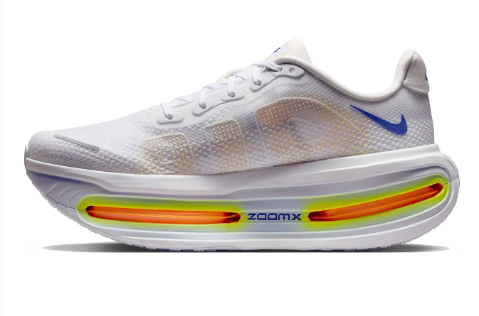 Nike Vomero Premium - White with Blue & Orange Accents