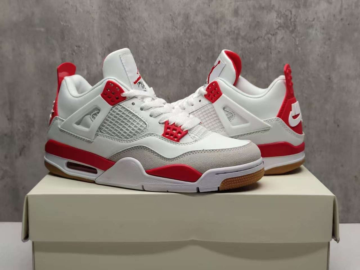 Air Jordan 4 Retro 'Ruby' White / Red