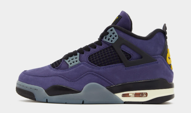 Air Jordan 4 Retro 'Lakers' – Purple & Yellow