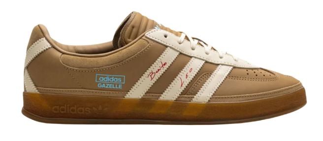 adidas Gazelle Indoor Bad Bunny x Lionel Messi 'Brown Cream'