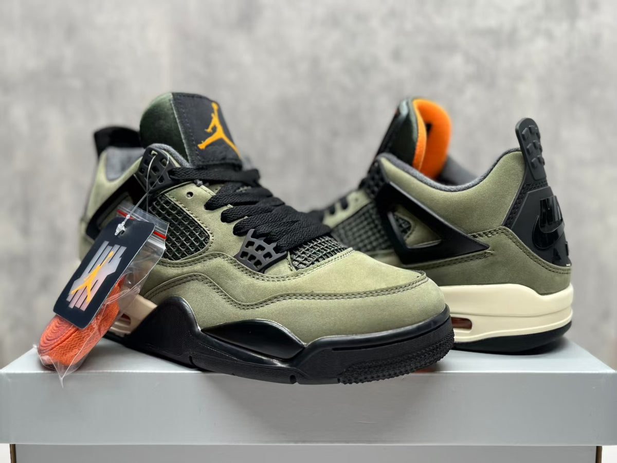 Air Jordan 4 Retro 'Silk Green' Olive / Black