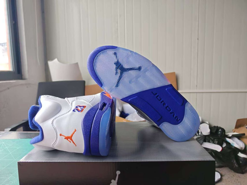 Air Jordan 5 'Phoenix Suns' White / Purple / Orange